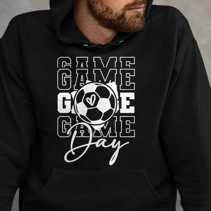 Gift for Mom Shirt, Funny Mom Unisex T-Shirt/Hoodie/Sweatshirt HLT00 - Game Day Soccer T-Shirt