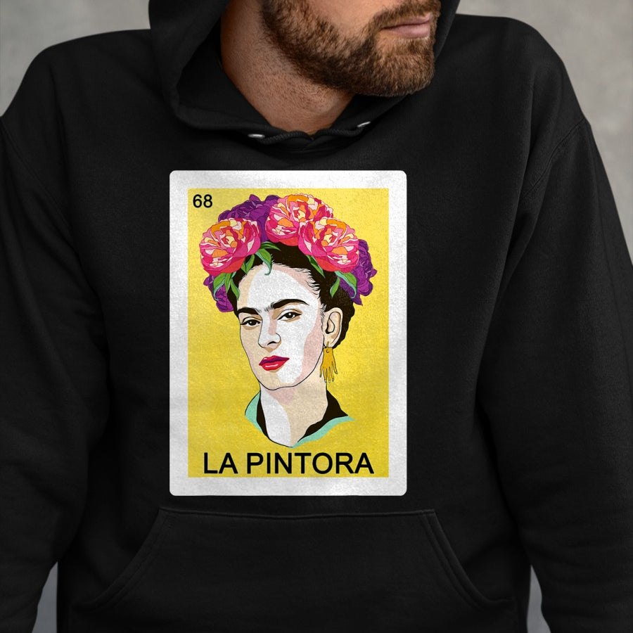 Best Thanksgiving Family Shirt , Funny Thanksgiving UnisexT-Shirt/Hoodie/Sweatshirt HLT00 - Funny Spanish-Mexican Bingo Gift for Women Girl - La Pintora T-Shirt