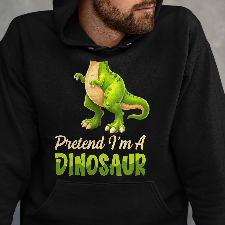 Best Dinosaur Lover Shirt, Funny Dinosaur UnisexT-Shirt/Hoodie/Sweatshirt HLT00 - Pretend I_m A Dinosaur Happy Halloween Costume Day Boys Kids T-Shirt (Copy)