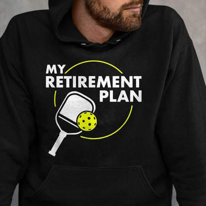 Funny Pickleball Shirt, Pickleball Lover Unisex T-Shirt/Hoodie/Sweatshirt HLT00 - My Retirement Plan Funny Pickleball Slogan T-Shirt, Women, Red, X-Large