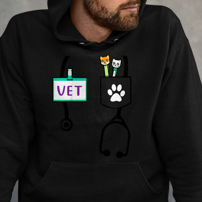 Best Doctor Shirt, Funny Doctor UnisexT-Shirt/Hoodie/Sweatshirt HLT00 - Kids Veterinarian Costume Gift Boys Girls Kids Animal Doctor Vet T-Shirt