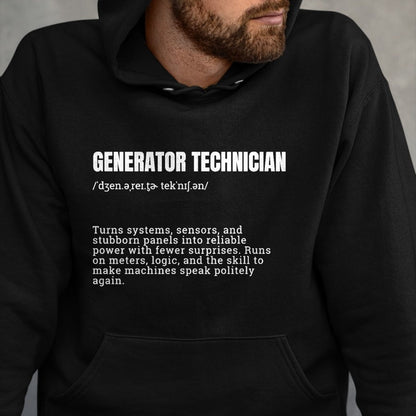Best Mechanic Life Shirt, Funny Mechanic UnisexT-Shirt/Hoodie/Sweatshirt HLT00 - Generator Technician Definition Funny Job Mechanic Premium Tri-Blend T-Shirt
