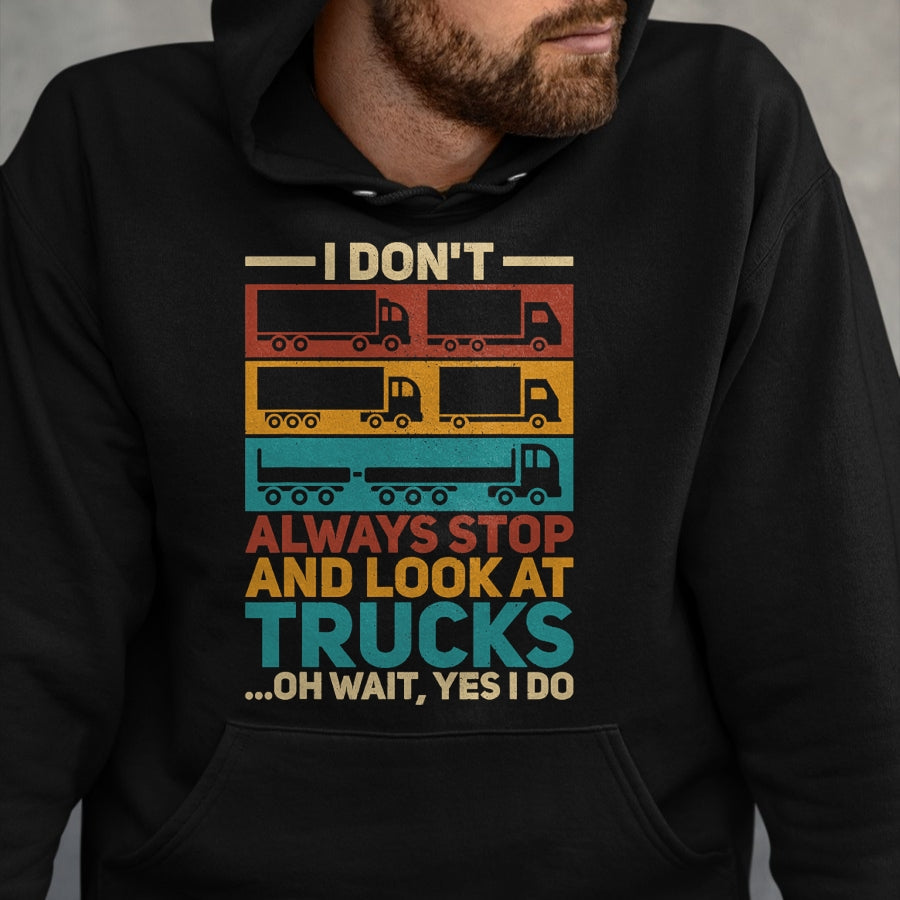 Best Truck Driver Life Shirt, Funny Trucker UnisexT-Shirt/Hoodie/Sweatshirt HLT00 - Semi Trucks Outfit Vintage Trailer Truck Funny Truck Driver T-Shirt