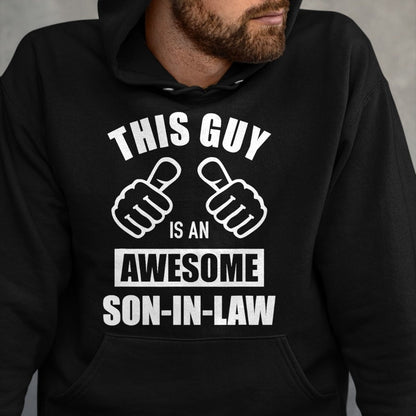 Best Wife Shirt, Wife and Husband Unisex T-Shirt/Hoodie/Sweatshirt HLT00 - This guy awesome son-in-law from father-in-law T-Shirt