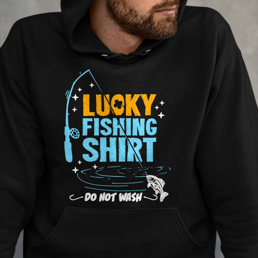 Gift for Dad Shirt, Funny Dad Unisex T-Shirt/Hoodie/Sweatshirt HLT00 – Funny Lucky Fishing Gifts For Men Boys Women Dad T-Shirt