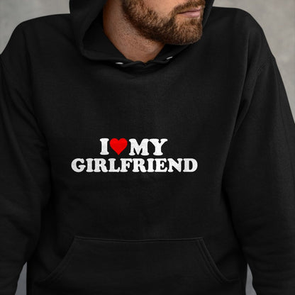 Best Wife Shirt, Wife and Husband Unisex T-Shirt/Hoodie/Sweatshirt HLT00 - I Love My Hot Girlfriend I Heart My Hot Girlfriend GF T-Shirt (1)