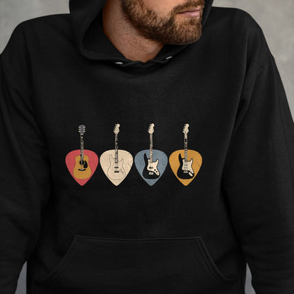 Guitar Lover Shirt, Funny Guitar UnisexT-Shirt/Hoodie/Sweatshirt HLT00 - Funny Guitar Design for Men Women Guitarist Guitar Player T-Shirt