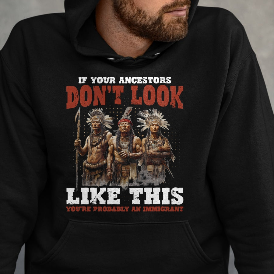 Native American T-Shirts, Vintage Native American Unisex T-Shirt/Hoodie/Sweatshirt HLT00 - Ancestors Native American Native Tribes Pride Indigenous