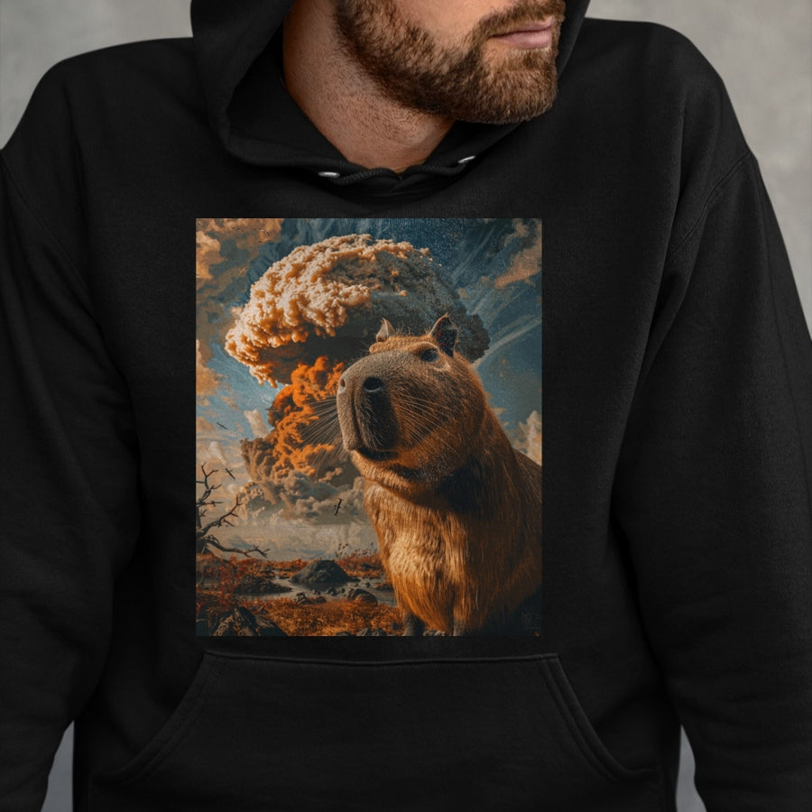 Cute Capybara Shirt, Funny Capybara Unisex T-Shirt/Hoodie/Sweatshirt HLT00 - Funny Graphic Capybara Long Sleeve T-Shirt (13)
