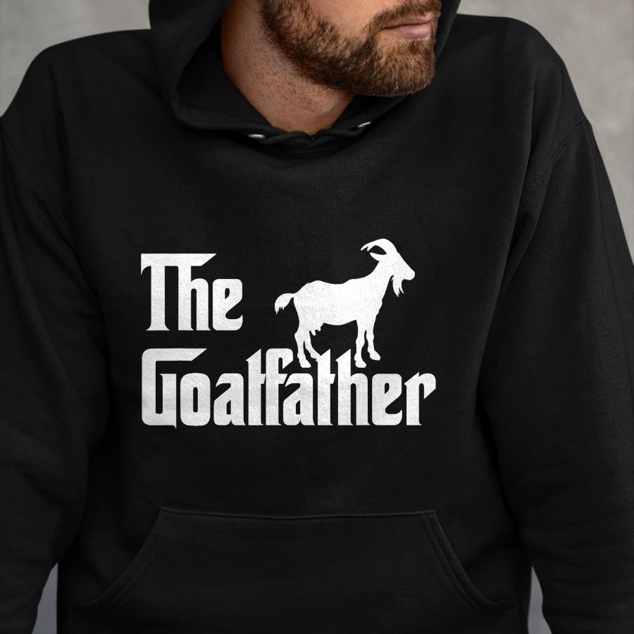 Best Farmer Life Shirt, Funny Farmer UnisexT-Shirt/Hoodie/Sweatshirt HLT00 - The Goatfather Funny Goat Father Lover T-Shirt Gift T-Shirt
