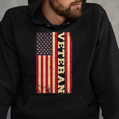 Proud Veteran Shirt, Funny Veteran UnisexT-Shirt/Hoodie/Sweatshirt HLT00 - Veteran Veterans Day USA United States America American Flag T-Shirt (1)