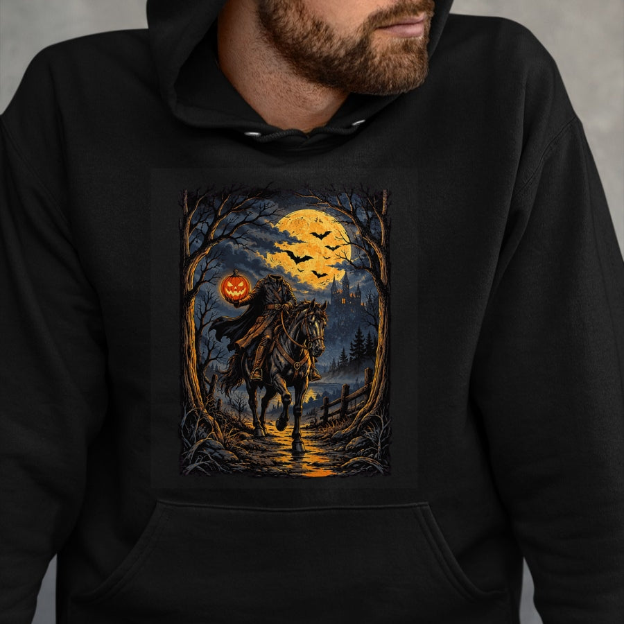 Best Horse Lover Shirt , Funny Horse UnisexT-Shirt/Hoodie/Sweatshirt HLT00 - Happy Halloween Horse Ghost T-Shirt, Women, Black, Medium