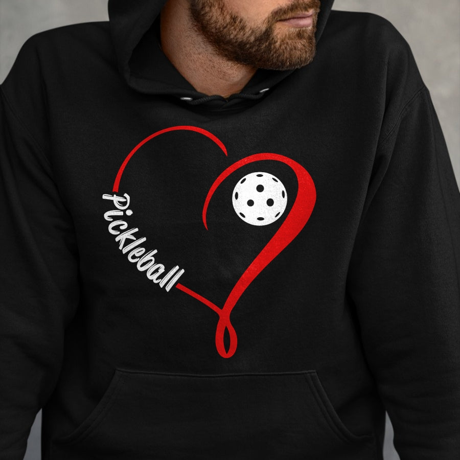 Funny Pickleball Shirt, Pickleball Lover Unisex T-Shirt/Hoodie/Sweatshirt HLT00 - Love Pickleball Long Sleeve T-Shirt