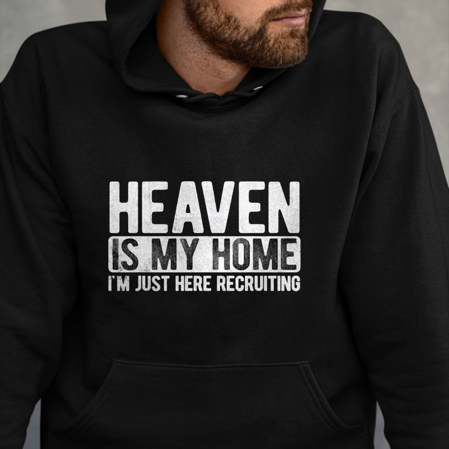 Christian Tee, Christian Faith Unisex T-Shirt/Hoodie/Sweatshirt HLT00 - Heaven Is My Home Christian Religious Jesus T-Shirt