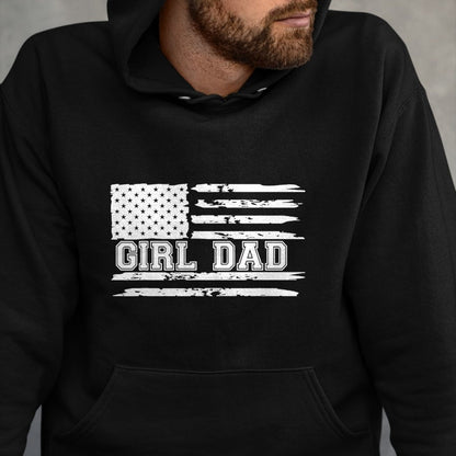 Gift for Dad Shirt, Funny Dad Unisex T-Shirt/Hoodie/Sweatshirt HLT00 – Proud Dad Of Girls Father of Girls For Dad Xmas Fathers Day T-Shirt