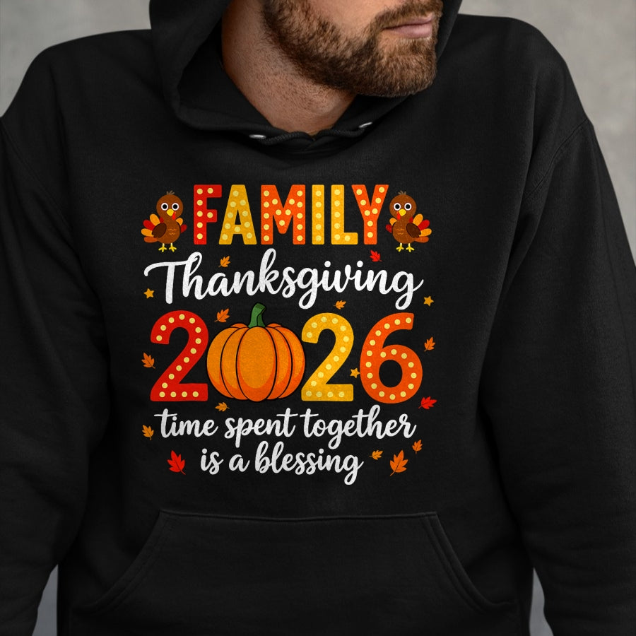 Best Thanksgiving Family Shirt , Funny Thanksgiving UnisexT-Shirt/Hoodie/Sweatshirt HLT00 - Family Thanksgiving 2026 Thanksgiving Crew Turkey Matching T-Shirt (3)