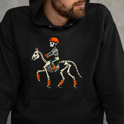 Best Horse Lover Shirt , Funny Horse UnisexT-Shirt/Hoodie/Sweatshirt HLT00 - Skeleton Horse Riding Halloween Costume Funny Boys Girl Kids T-Shirt