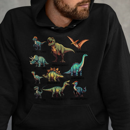 Best Dinosaur Lover Shirt, Funny Dinosaur UnisexT-Shirt/Hoodie/Sweatshirt HLT00 - Womens Vintage Dinosaur Trainer Halloween Costume Retro Sunset Dino V-Neck T-Shirt