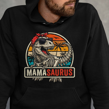 Best Dinosaur Lover Shirt, Funny Dinosaur UnisexT-Shirt/Hoodie/Sweatshirt HLT00 - Funny Mom Mamasaurus Skeleton T Rex Dinosaur T-Shirt