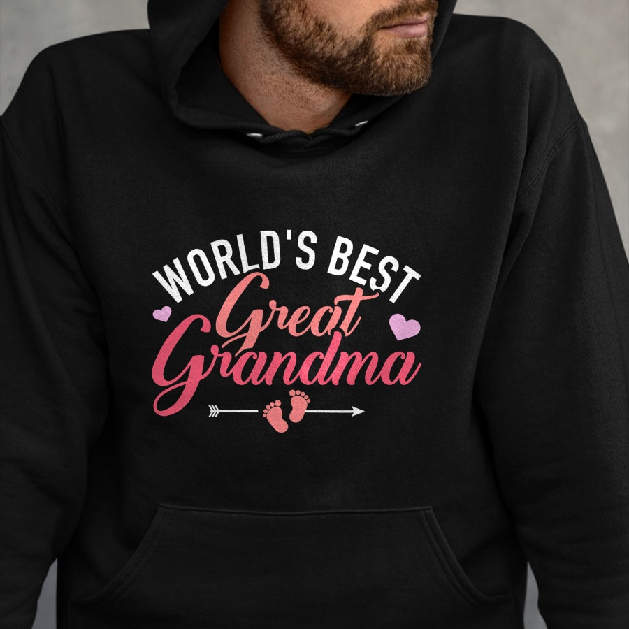 Best Grandma Shirt, Proud Grandma Unisex T-Shirt/Hoodie/Sweatshirt HLT00 - World's best great grandma T-Shirt