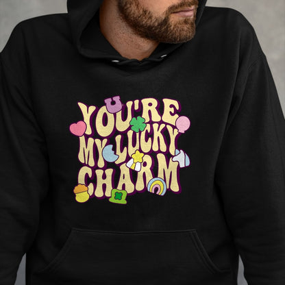 Gift for Mom Shirt, Funny Mom Unisex T-Shirt/Hoodie/Sweatshirt HLT00 - Groovy You_re My Lucky Charm Feeling Lucky St.Patrick_ Day T-Shirt