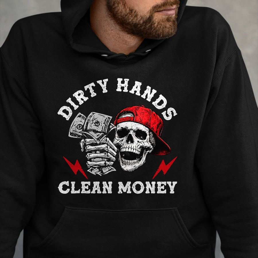 Best Mechanic Life Shirt, Funny Mechanic UnisexT-Shirt/Hoodie/Sweatshirt HLT00 - Mechanic Dirty Hands Clean Car Money Automotive Men Women T-Shirt (1)
