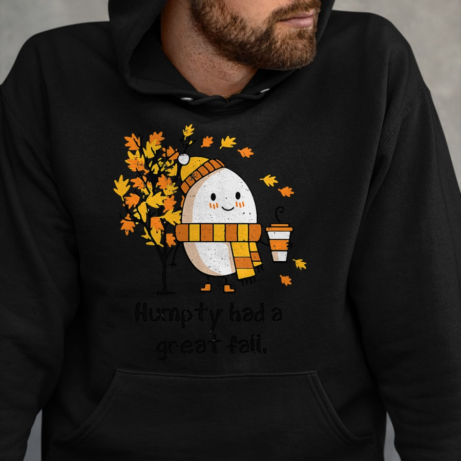 Best Thanksgiving Family Shirt , Funny Thanksgiving UnisexT-Shirt/Hoodie/Sweatshirt HLT00 - Humpty Had A Great Fall Funny Autumn Distressed Washed Look T-Shirt