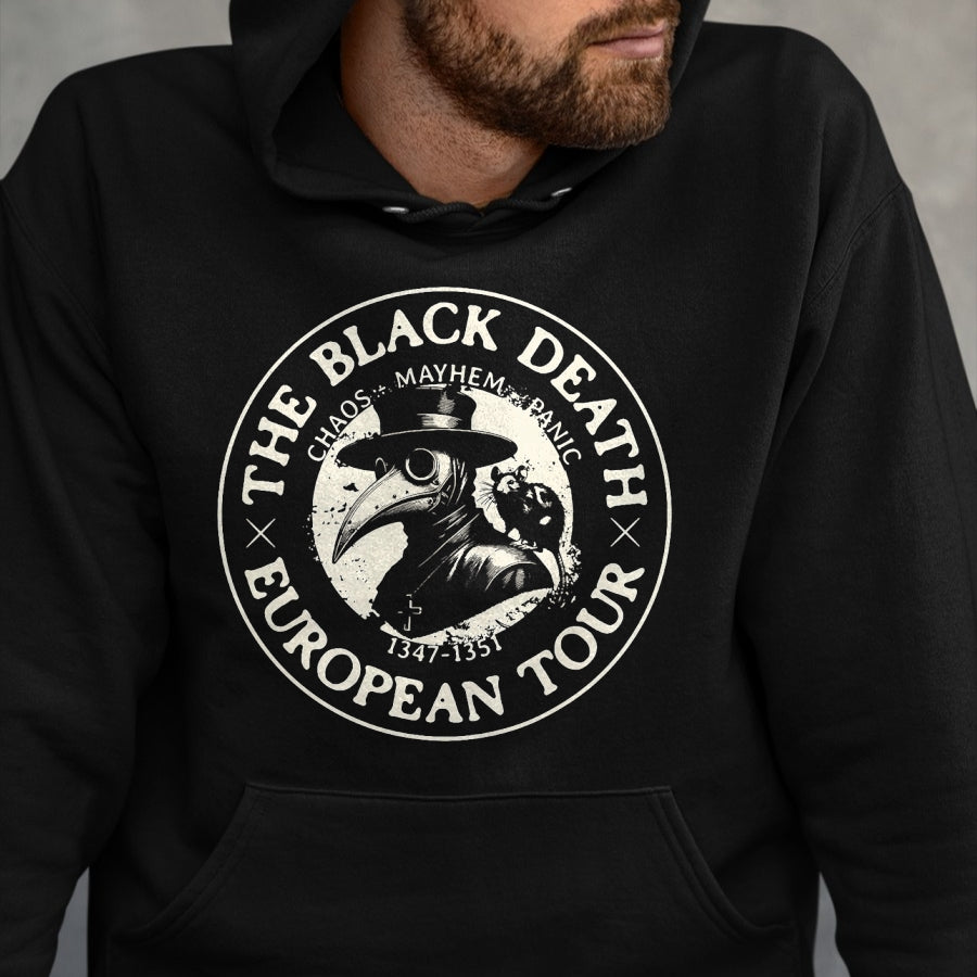 Best Doctor Shirt, Funny Doctor UnisexT-Shirt/Hoodie/Sweatshirt HLT00 - Plague Mask Doctor Plague Black Death European Tour T-Shirt