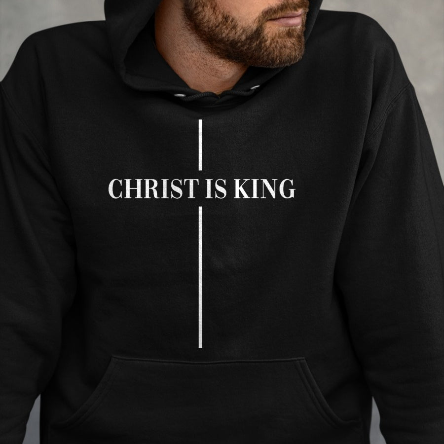 Christian Tee, Christian Faith Unisex T-Shirt/Hoodie/Sweatshirt HLT00 - Christian Christianity Christ Is King Jesus Christ Catholic T-Shirt