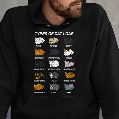 Cat Love Shirt, Funny Cat Lover Gift UnisexT-Shirt/Hoodie/Sweatshirt HLT00 - Cat Loaf Kitten Lover Funny Bread Baker Pastry Chef T-Shirt