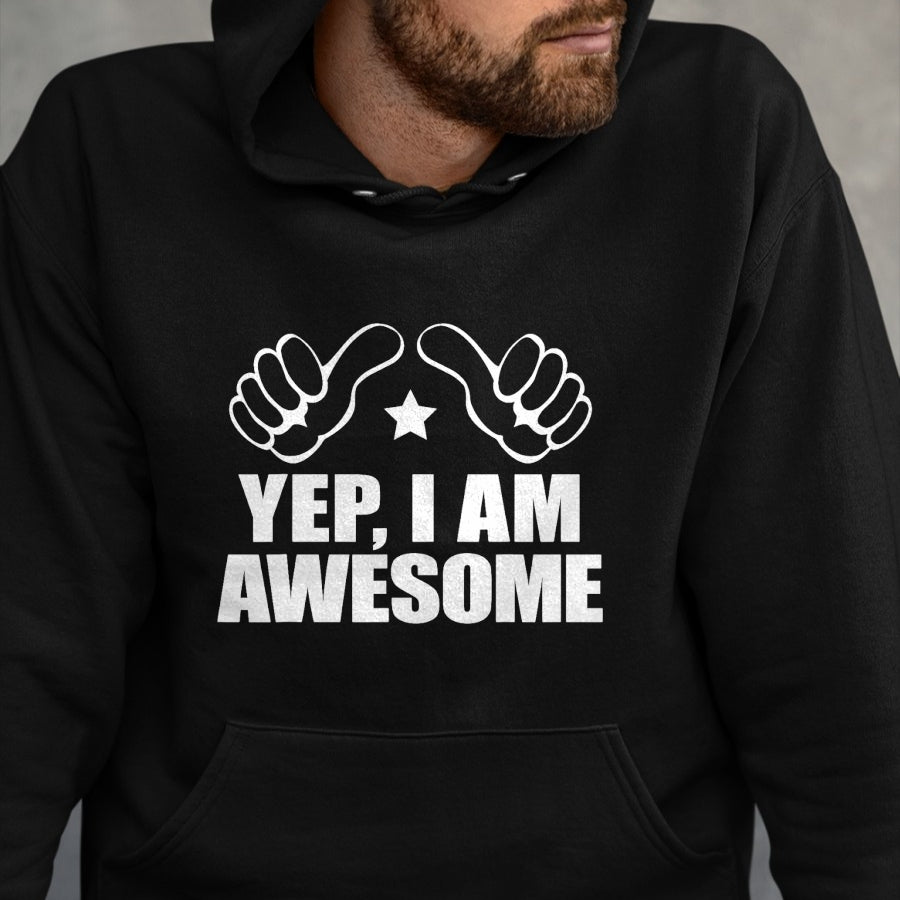 Best Wife Shirt, Wife and Husband Unisex T-Shirt/Hoodie/Sweatshirt HLT00 - I AM AWESOME ME SHIRT, I Know I'm Big Deal Amaze Me TShirt T-Shirt