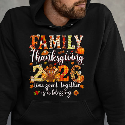 Best Thanksgiving Family Shirt , Funny Thanksgiving UnisexT-Shirt/Hoodie/Sweatshirt HLT00 - Family Thanksgiving 2026 Thankful for My Tribe Turkey T-Shirt