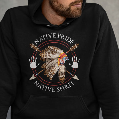 Native American T-Shirts, Vintage Native American Unisex T-Shirt/Hoodie/Sweatshirt HLT00 - Native Pride Native Spirit Cherokee American Indian