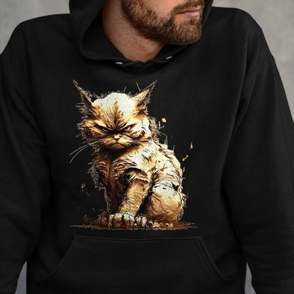 Cat Love Shirt, Funny Cat Lover Gift UnisexT-Shirt/Hoodie/Sweatshirt HLT00 - Mean Fierce Kitty Cat Kitten Funny Cat T-Shirt T-Shirt for Men Women