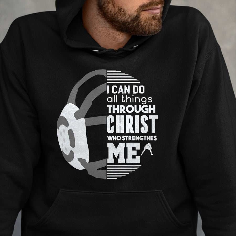 Christian Tee, Christian Faith Unisex T-Shirt/Hoodie/Sweatshirt HLT00 - Christian Wrestling, Motivational Christian Wrestling T-Shirt