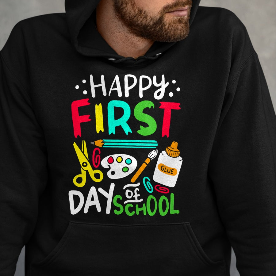 Best Student Shirt, Funny Back To School UnisexT-Shirt/Hoodie/Sweatshirt HLT00 - Happy First Day of School Teacher Back to School Student T-Shirt