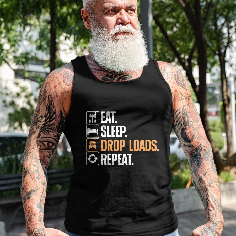 Best Truck Driver Life Shirt, Funny Trucker UnisexT-Shirt/Hoodie/Sweatshirt HLT00 - Funny Truck Driver Art for Men Dad Trucking Mechanic Trucker T-Shirt Small