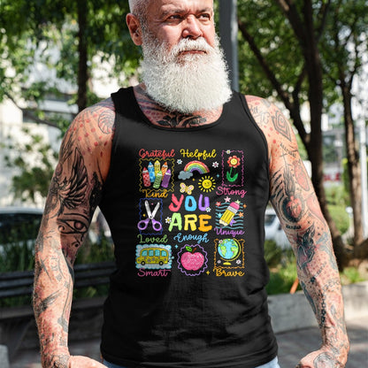 Best Student Shirt, Funny Back To School UnisexT-Shirt/Hoodie/Sweatshirt HLT00 - Back to School You are Smart Kind Enough Teacher Kid T-Shirt