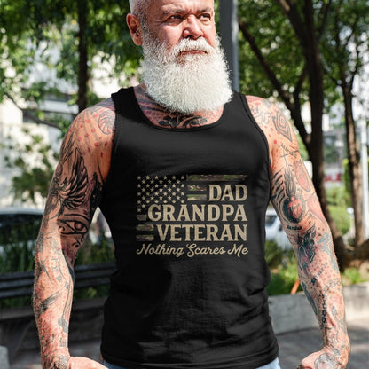 Proud Veteran Shirt, Funny Veteran UnisexT-Shirt/Hoodie/Sweatshirt HLT00 - Dad Grandpa Veteran Camo USA Flag Father_s Day Camourflage T-Shirt