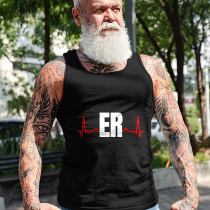 Funny Nurse Shirt, Nurse Unisex T-Shirt/Hoodie/Sweatshirt HLT00 -Emergency Medicine Emergency room Nurse ER Heartbeat T-Shirt