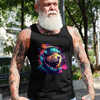 Cute Capybara Shirt, Funny Capybara Unisex T-Shirt/Hoodie/Sweatshirt HLT00 - Funny Capybara Galaxy Tee, Shirt For Women Men Kids Long Sleeve T-Shirt