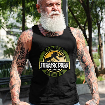 Best Dinosaur Lover Shirt, Funny Dinosaur UnisexT-Shirt/Hoodie/Sweatshirt HLT00 - Jurassic Park Staff Retro Distressed Logo Graphic T-Shirt T-Shirt