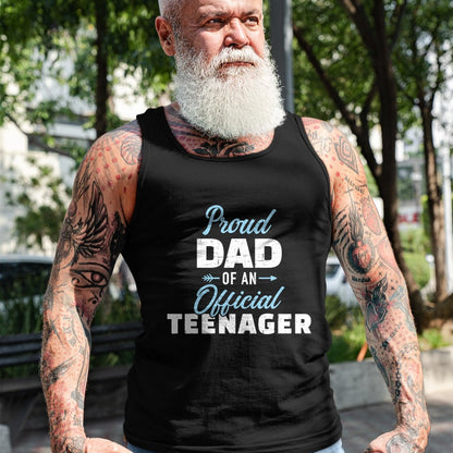 Gift for Dad Shirt, Funny Dad Unisex T-Shirt/Hoodie/Sweatshirt HLT00 – Proud dad of a teenager 13th birthday T-Shirt