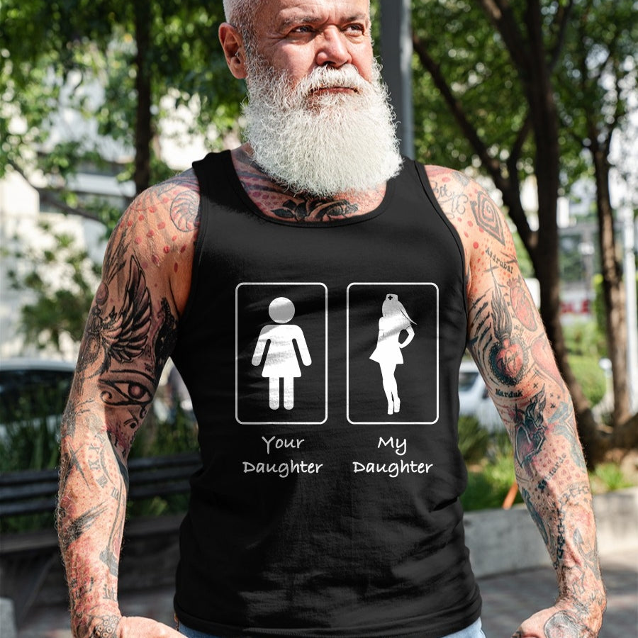 Funny Nurse Shirt, Nurse Unisex T-Shirt/Hoodie/Sweatshirt HLT00 - Your Daughter, My Daughter Nurse Funny Hospital T-Shirt
