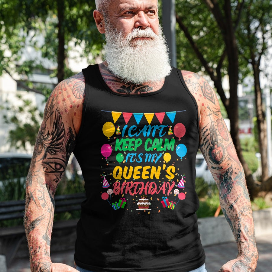 Best Wife Shirt, Wife and Husband Unisex T-Shirt/Hoodie/Sweatshirt HLT00 - I Can't Keep Calm It's My Queen Birthday husband wife T-Shirt