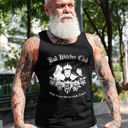 Best Wife Shirt, Wife and Husband Unisex T-Shirt/Hoodie/Sweatshirt HLT00 - Disney Villains Bad Witches Club Group Shot Vintage T-Shirt