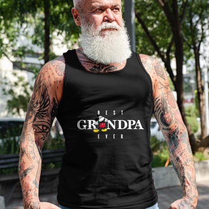 Best Grandpa Shirt, Proud Grandpa Unisex T-Shirt/Hoodie/Sweatshirt HLT00 - Disney Mickey Mouse Thumbs Up Best Grandpa Ever Father���s Day T