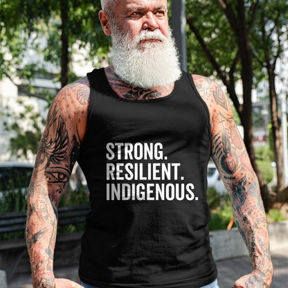 Native American T-Shirts, Vintage Native American Unisex T-Shirt/Hoodie/Sweatshirt HLT00 - Strong - Strong Resilient Indigenous Peoples_ Native Americans_ Day