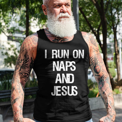 Christian Tee, Christian Faith Unisex T-Shirt/Hoodie/Sweatshirt HLT00 - Funny Run On Nap & Jesus Christ Sayings Christian T-Shirt (1)