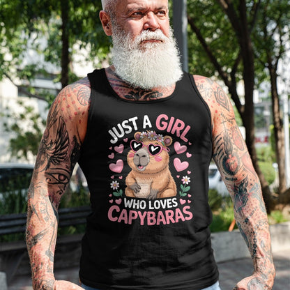 Cute Capybara Shirt, Funny Capybara Unisex T-Shirt/Hoodie/Sweatshirt HLT00 - Girls Capybara T-Shirt